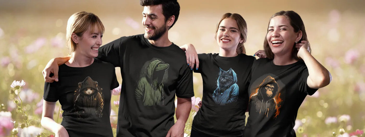 Hooded Animals T-Shirt Kollektion