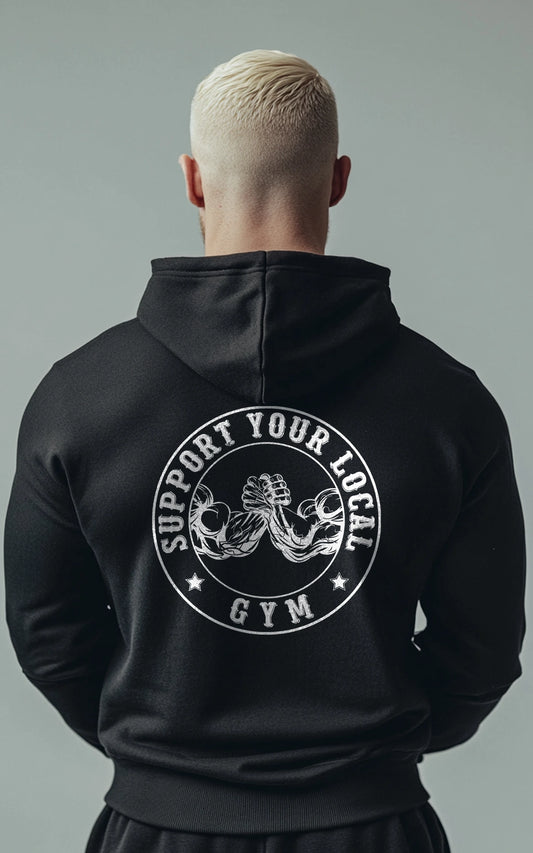 Support Your Local Gym - Premium Hoodie aus Bio-Baumwolle