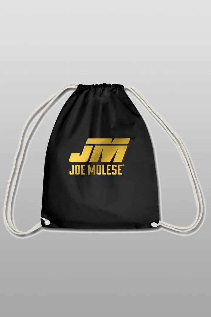 JOE MOLESE Logo Turnbeutel Gold - Schwarz