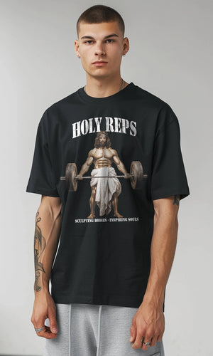T-Shirt Holy Reps Jesus Bodybuilding