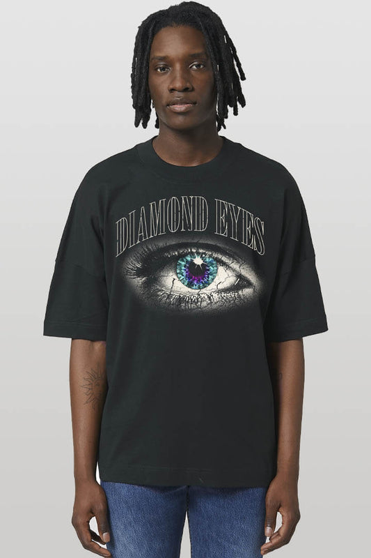 Diamond Eyes Oversized Streetwear Premium T-Shirt