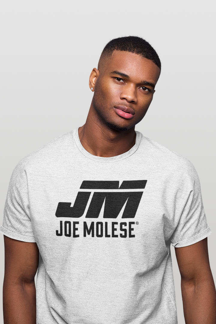 Joe Molese Logo | Herren T-Shirt weiss