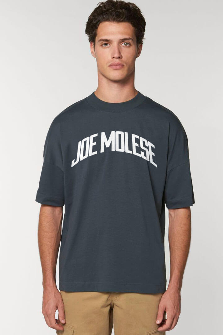 Joe Molese Logo Oversized TEE grey
