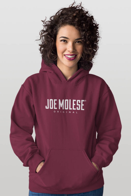 JOE MOLESE Original Logo Damen Hoodie bordeaux