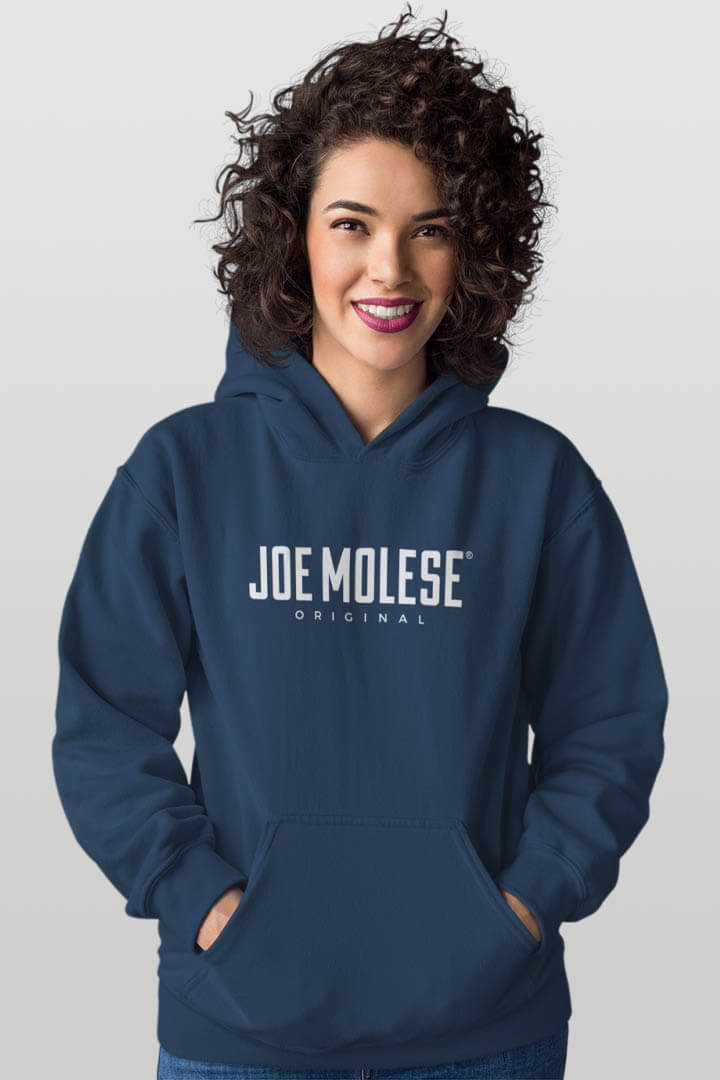 JOE MOLESE Original Logo Damen Hoodie navy