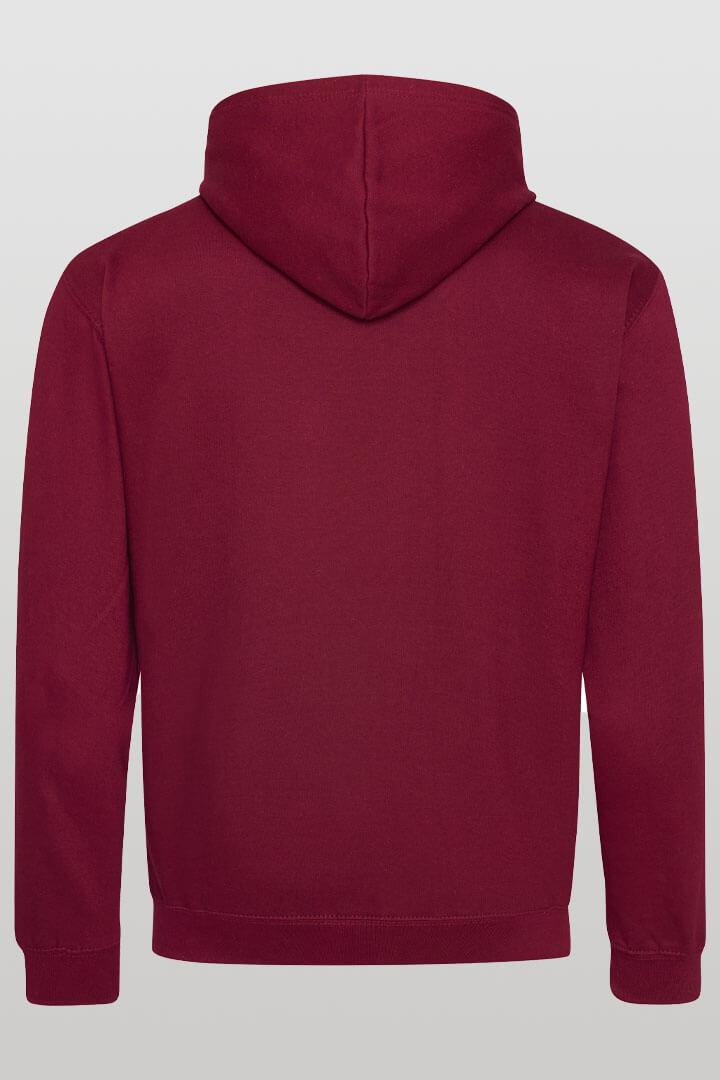 Kapuzenpullover Unisex Gold Logo Burgundy